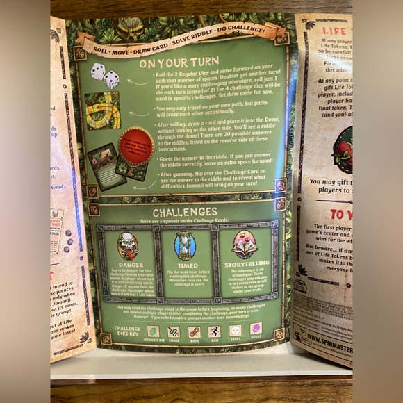 Spin Master Games - Jumanji - The Action-Packed Family Game for 2-4. Unused - Picture 4 of 7